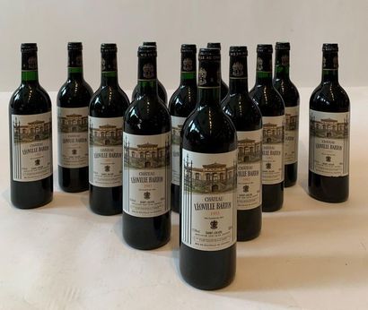 null 12 BTES CHÂTEAU LEOVILLE BARTON ST JULIEN 1993

Cru classé en 1955

Niveau bas...