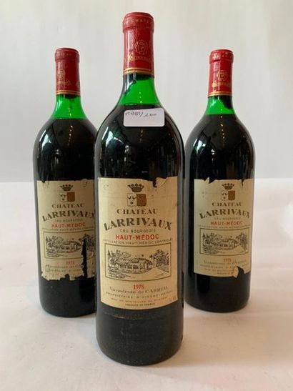 null 3 MAGMUNS "CHÂTEAU LARRIVAUX" Haut Médoc- 1988

Niveau bas épaule