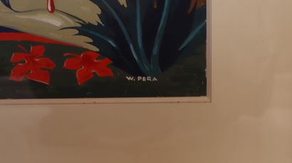 W PERA VERY NICE GOUACHE "DIANE ET ACTEON" BY W PERA

At sight: 52 x 39 cm