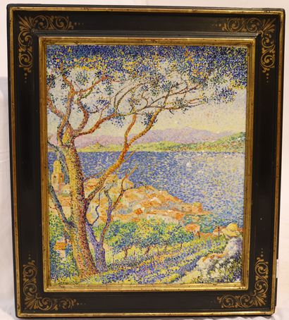 Yvonne CANU TABLE "SAINT TROPEZ" OF Yvonne CANU (1921-2007)

Oil on canvas signed...
