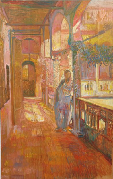 null TABLE "YOUNG WOMAN IN AN EASTERN INTERIOR" SCHOOL XXè

Oil on panel.

20th century...