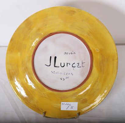 Jean LURCAT ASSIETTE EN CERAMIQUE DE Jean LURCAT (1892-1966)

Assiette en céramique...