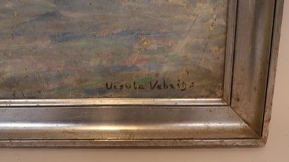 Ursula VEHRIGS TABLE "SNOW FIRES" by Ursula VEHRIGS (1893-1972)

Oil on canvas signed...
