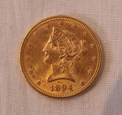 null 10 DOLLAR COIN, 1894

This 10 Dollar Gold coin is a continuation of the first...