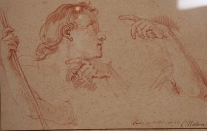 Charles-Joseph NATOIRE 
Charles-Joseph NATOIRE (1700-1777)




Study of head and...