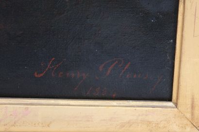 Henry Plousoy IMPORTANT TABLEAU "LES BAIGNEUSES, A TIVOLI" 

Huile sur toile signée...