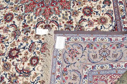 null 
EXCEPTIONAL AND VERY FINE ISPAHANl CARPET (Iran) imperial workshop, Shah's...