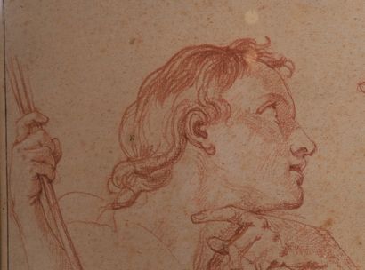 Charles-Joseph NATOIRE 
Charles-Joseph NATOIRE (1700-1777)




Study of head and...