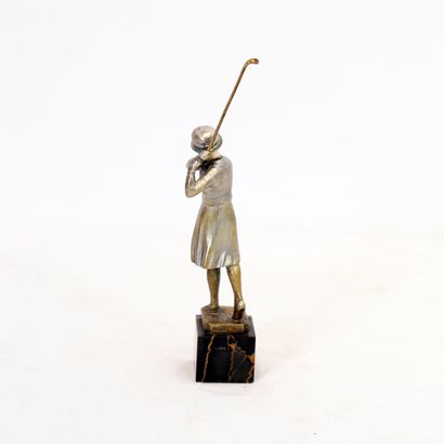 JAQUEMIN JOLIE PETITE CHRYSELEPHANTINE "GOLFEUSE" DE JAQUEMIN (XX)

Sujet en bronze...