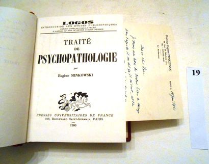 null PSYCHIATRIE - Docteur Eugène MINKOWSKI - 

TRAITE de PSYCHOPATHOLOGIE. Paris,...
