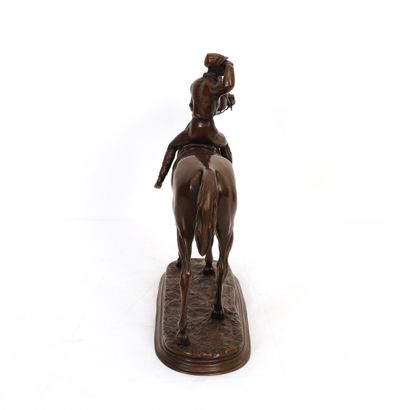 Jules MOIGNIEZ BRONZE "AVANT LA COURSE" de Jules MOIGNIEZ (1835-1894) 

Bronze à...