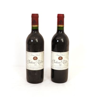 null 2 Btls de Montagne Saint Emilion "Château Roudier" 1986