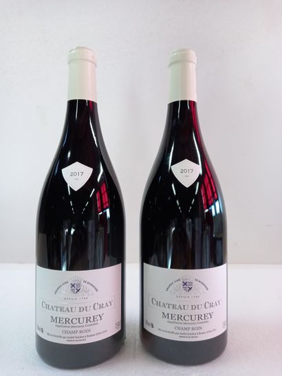 null 2 Magnums de Mercurey le champ Roin du Château du cray. Grand vin de Bourgogne...