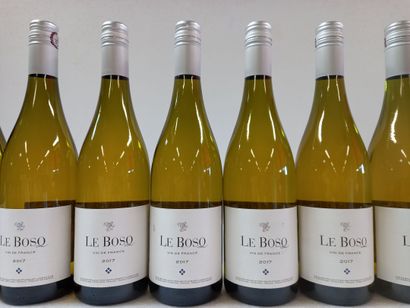 null 14 Btls Blanc sec Le Bosq 2017. Badet Clément de la côte d'Or 

État parfai...