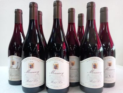 null 9 Btls Bourgogne Mercurey rouge Michel Sevin 2018

Étiquettes légerement tachée....
