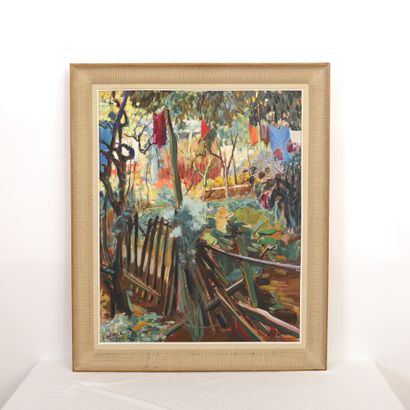 null Painting "GARDEN IN AUTUMN" by Eugène GASNIER (1910-1998)

Oil on canvas signed...