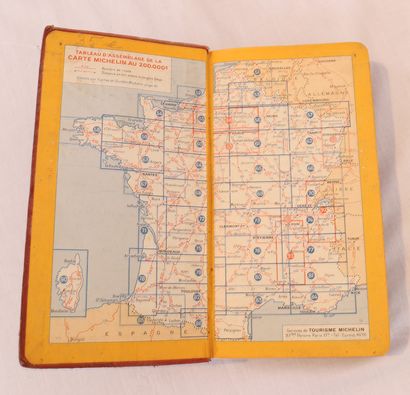 null RARE LOT DE 10 GUIDES MICHELIN DES ANNEES 1950, 1951 et 1953 à 1960

Vol in...