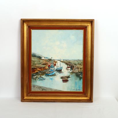 null TABLEAU "DOËLAN" by Claude MOURIER (born in 1930)

Oil on canvas, framed

Signed...