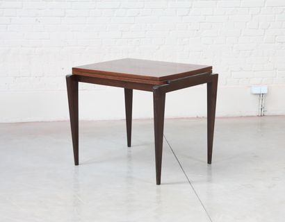 null ART DÉCO TABLE attributed to Maurice JALLOT (1900-1971)

Folding rosewood top...