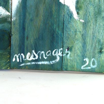 null TABLEAU "L'HOMME EN BLANC AUX OISEAUX" de Jerôme MESNAGER (né en 1961)

Peinture...