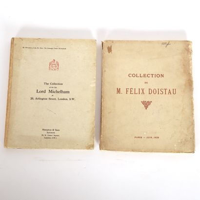 null TWO OLD PUBLIC AUCTION CATALOGUES

"Collection of the late Lord Michelham",...