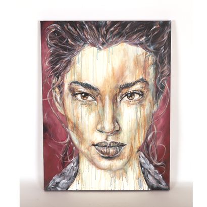 null TABLEAU "FEMALE PORTRAIT" by Antoine STEVENS (born in 1987)

Painting on canvas

Signed...
