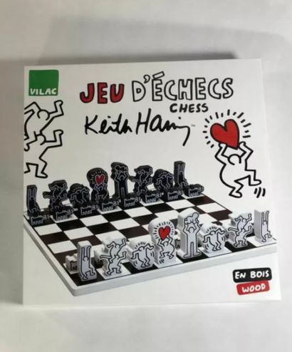 null Keith HARING" CHESS GAME by Vilac France. Exclusive to MoMA

Turned and lacquered...