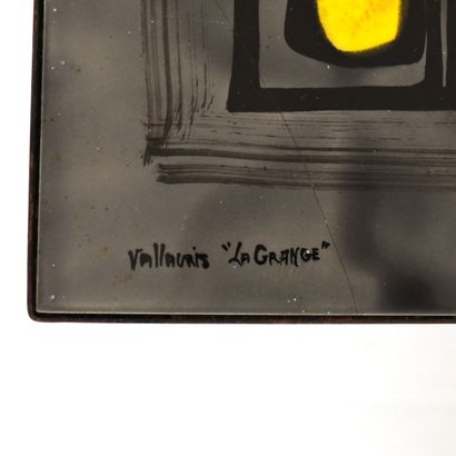 null TABLE BASSE "LA GRANGE" de VALLAURIS (XXe)

Carreaux de céramique (15 x 15 cm)...