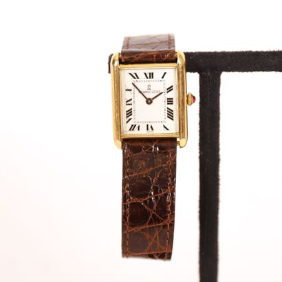  RICHARDS-ZEGER WATCH IN GOLD 
Brown leather strap 
Weight : 32 grs 
Worn