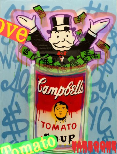 KARBOONE, Campbells Monopoly 
Finition plexi...