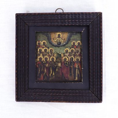 null VERY NICE RUSSIAN ICON "COUNCIL OF THE APOSTLES

Tempera on wood

Russia, 18th...