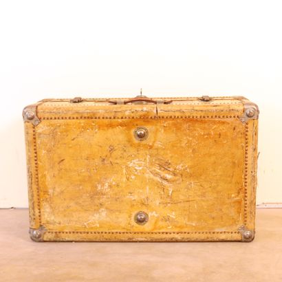 null TRAVEL CASE by ERNETT

Leather, wood, hardware, three leather handles

Signed...