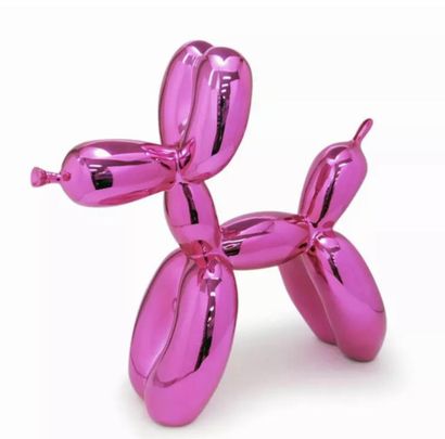 Jeff KOONS (after), Balloon Dog, Pink, COA...