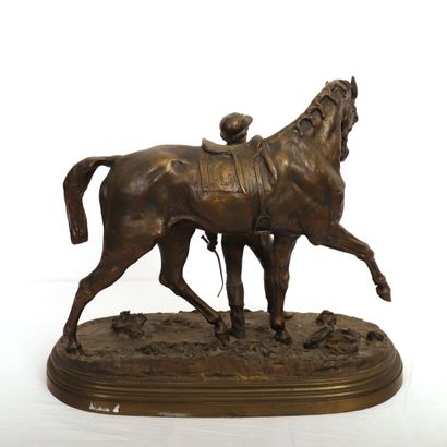 null BRONZE "VAINQUEUR III" by Pierre-Jules MÈNE (1810-1879)

Signed and dated 1866...