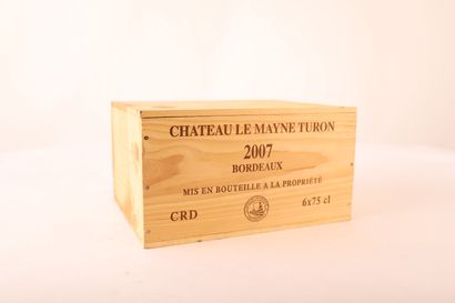 null 1 Original case 6 Btls Château Le Mayne Turon, 2007