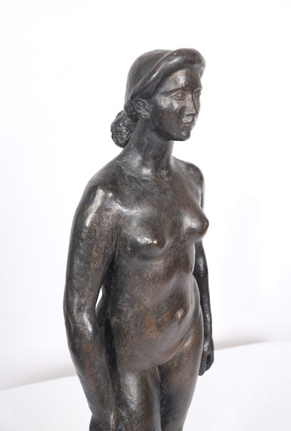null TRÈS JOLI ET IMPORTANT BRONZE "FEMME NUE DEBOUT" de Josep BUSQUETS ODENA (1914-1998)

Bronze...