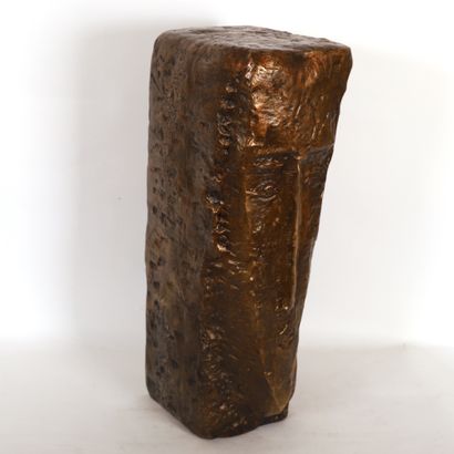 null SCULPTURE "TÊTE DE CARYATIDE" d'Amedeo MODIGLIANI (1884-1920)

Bronze à patine...