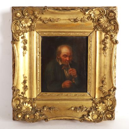 null Painting "THE PIPE SMOKER", Northern school

Oil on panel, in a gilded wood...