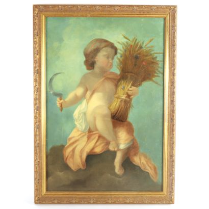 null TABLEAU "SUMMER ALLEGORIA", late 19th and early 20th century

Oil on canvas,...