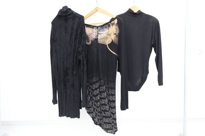 null Set of 3 clothes including:

-black tunic Tequila Solo

-Desigual tunic, XL

-Lisanza...