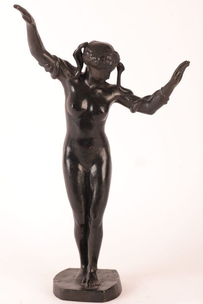 Paul LANDOWSKI SCULPTURE "LA DANSEUSE AUX SERPENTS" de Paul LANDOSWKI (1875-1961)

Bronze...