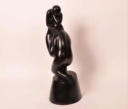 Auguste ZAMOYSKI 
GRANDE SCULPTURE « ENVOL » n°V" par Auguste ZAMOYSKI (1893-1970)

Bronze...