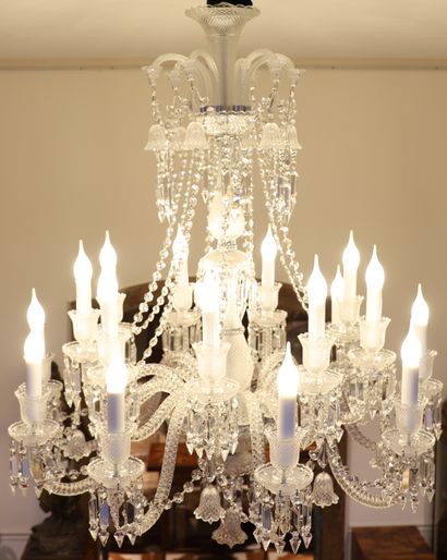 null IMPORTANT LIGHT "MODEL ZENITH" after BACCARAT
Crystal and glass molded and cut...