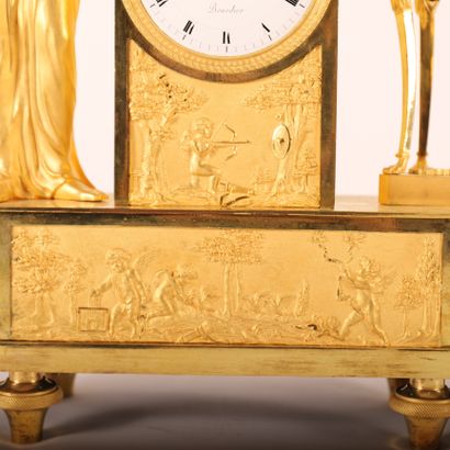 Bourdier BEAUTIFUL CLOCK RESTORATION "ALLEGORY OF THE BIRTH OF THE DUKE OF BORDEAUX
In...