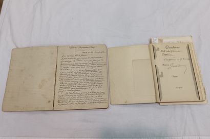 null Journal appartenant au Général de Monsabert 
Notes de guerre du Général pour...