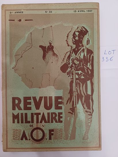 null REVUE MILITAIRE de L'A.O.F 
n°33 du 15 avril 1937
Hommage de la Direction offert...