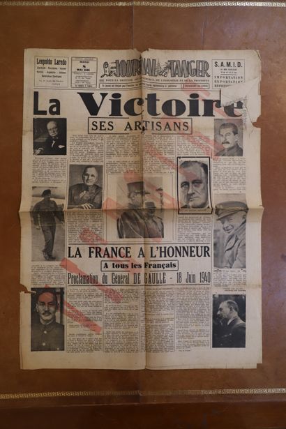null LE JOURNAL du 8 mai 1945 de Tanger