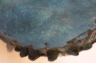 PAUL SIMION (1892-1979) BRONZE DE PAUL SIMON Bronze boîte grand cacatoès (retour...