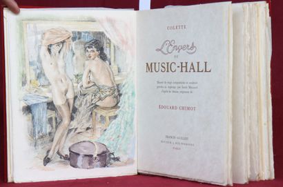 null L’ENVERS du MUSIC-HALL, illustrations de CHIMOT. Paris 1937

Exemplaire N°4...
