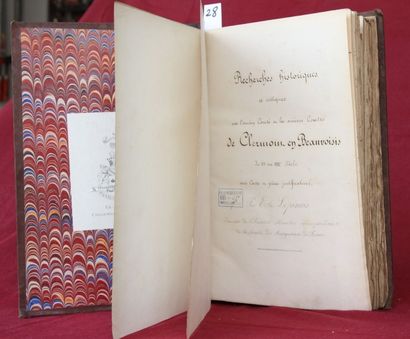 null LES COMTES de CLERMONT en BEAUVOISIS par E. de L’EPINOIS. 1871

Recueil in-folio...